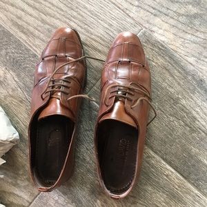 Joan & David basket-weave oxford shoe